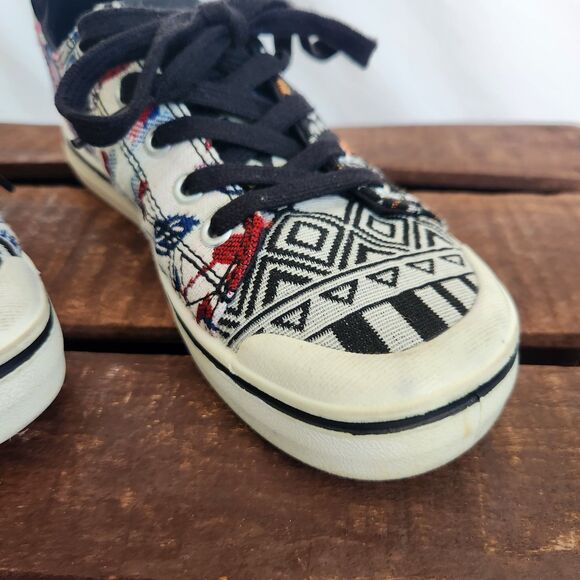 KEEN Elsa IV Aztec Women's 6.5 Canvas Low Top Shoes Casual Sneakers Lite Western - Picture 5 of 12